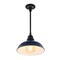 Jonathan Y Jasper 12.25" 1-Light Farmhouse Industrial Indoor/Outdoor Iron LED Pendant, Navy JYL7611C - alternate 1