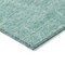Homeroots 5' X 8' Aqua And Ivory Damask Washable Indoor Outdoor Area Rug 603354 - alternate 9