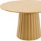 Homeroots 52" Brown Solid Wood Pedestal Base Round Top Dining Table 721011 - alternate 5