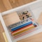 Martha Stewart Brody Clear Plastic Storage Organizer Bins W/ Light Natural Paulownia Wood Lids, SM-x2/MED-x1 BE-PB3316-WD-3-CL-NT-MS - alternate 10