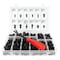 Performance Tool 240 pc. Retainer Assortment, Push Pins, Automotive Fasteners, Storage Box W5259 - alternate 7