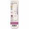Uni-Ball Signo 207 Gel Pen, Retractable, Medium 0.7 mm, Black Ink, Translucent Pink/White Barrel, 2PK 1745148 - alternate 3