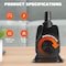 Simple Deluxe 550GPH Submersible Pump with Adjustable Flow, 3 Nozzle Sizes, Max Lift Height 9.2ft, for Aquariums,  LGPUMP550G - alternate 7
