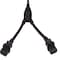Sanoxy 6ft Power Extension Cord Splitter Cable 16 AWG IEC320 C14 to IEC320 C13 x 2 SNX-CBL-LDR-PW141-1772 - alternate 2