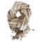 Homeroots 39" X 71" Beige and Pink Cotton Striped Turkish Towel Throw Blanket with Tassels 521289 - alternate 5