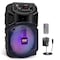Pyle Pyle Portable Bluetooth PA Speaker System - 300W Rechargeable, 8 in Subwoofer, MP3/USB, Party Lights PPHP834B - alternate 1