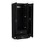Homeroots 18in Black Wood Corner Accent Chest 732191 - alternate 3