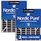 Nordic Pure 20x25x5 Plus Carbon Pleated Air Filter, High Capacity, MERV 12, 2 PK 20x25x5ABPM12C-2 - alternate 1
