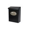 Gibraltar Mailboxes Mailbox Gibraltar es Designer Classic Galvanized Steel Wall Mount Black Powder Coated DVK000AM - alternate 1