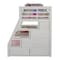 Homeroots White Twin Over Full Solid Wood Bunk Bed With Stairs And Trundle And Storage 286160 - alternate 5