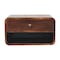 Homeroots 10" Brown Solid Wood One Drawer Nightstand 651734 - alternate 1