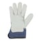 Condor Leather Gloves, Cowhide, Safety Cuff, Wing Thumb, Full Finger, Gray, XL, 1 PR 2MDD2 - alternate 2