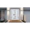 Vdomdoors Front Exterior Prehung FiberGlass Door Frosted Glass / Manux 8002 White Silk / 2 Sidelight Exterior MANUX8002EXD-WS-W14+30+14 x H80-LH - alternate 4