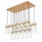 Z-Lite Fontaine 17 Light Linear Chandelier, Rubbed Brass, 44.25 In W 7002P5-17L-RB - alternate 5