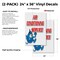 Signmission Air Conditioning Service, Vinyl Decals Only 24 Inch x 36 Inch, Vinyl Decal, 2PK DSB-2436-2PACK-Air Conditioning Service - alternate 2