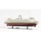 Homeroots 11" Brown and White Washington Ferry Boat Hand Painted Decorative Boat 401890 - alternate 8