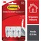 Command Small White Wire Hooks 3 Hooks 4 Strips 17067ES-3PK - alternate 1