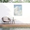 Trademark Fine Art Outdoor Canvas Art Lisa Audit Heavenly Blue 07 Wall Art for Patios, or Gardens LA00180-OC2432WR - alternate 1