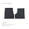 Mytee Products Black Semi Truck Floor Mats Liners for Cascadia Floor Mats w/Non-Slip - 1Pair MAT-FC2P-2D0816 - alternate 8