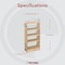 Rev-A-Shelf Maple Wood; Steel, Natural Maple, 5 in W, 23 in H, 10.75 in D 448-HP-523C - alternate 6