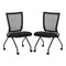 Office Star Products ProGrid Soft Frame Folding Chair, Freeflex Coal 69350-30 - alternate 1