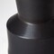 Homeroots 9" Black Abstract Cylinder Ceramic Table Vase 397542 - alternate 5