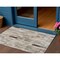 Homeroots 3' X 5' Taupe And Gray Striped Washable Indoor Outdoor Area Rug 615524 - alternate 1