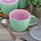 Gibson Home On The Go 4 Piece 25 Ounce Stoneware Soup Cup Set with Lid in Mint 142552.01 - alternate 5
