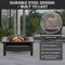 Pure Garden 6-Pc Outdoor Fire Pit Set, Bronze 50-155 - alternate 7