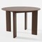 Homeroots 45" Brown Solid Wood Round Top Dining Table 712177 - alternate 5