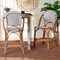 Bali & Pari Genica Classic French Two-Tone Black and White Weaving and Natural Rattan 2-Piece Counter Stool Set 251-2PC-13958-ZORO - alternate 9