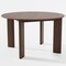 Homeroots 51" Brown Solid Wood Round Top Dining Table 712180 - alternate 6
