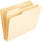 Zoro Select Manila File Folder, Letter, 1/3Cut, PK100 NAT00836 - alternate 1