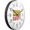 Infinity Instruments Prosaic ITC Practice Safety Wall Clock, Black, 12 in 14529BK-4587 - alternate 7