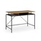 Homeroots 43" Natural and Black Writing Desk 543756 - alternate 6