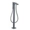 Axor Citterio Freestanding Tub Filler Trim with 1.75 GPM Handshower in Brushed Black Chrome 39440341 - alternate 1