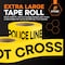 Xpose Safety Police Line Do Not Cross Tape Roll, 3 Mil, 3 Inch Wide x 1000 Feet, Yellow w/Black Letters, 16PK PPLT-3M-16-X-S - alternate 6