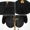 Jonathan Y Joel 63.5" Coastal Bohemian Scallop Shade Rattan/Metal LED Floor Lamp w/ Pull Chain, Black/Brass Gold JYL1153C - alternate 9
