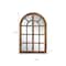 Homeroots 36" Brown Arch Wood Framed Standing Mirror 565122 - alternate 8
