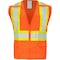 Ironwear Two-Tone Hi-Vis Safety Vest M Class 2 H Back, , Zipper 6 Pockets 1287-OZ-RD-MD - alternate 1