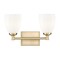 Z-Lite Oren 2-Light Vanity, 16 in W, Modern Gold 7004-2V-MGLD - alternate 7
