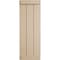 Ekena Millwork Rustic Three Board Joined Board-n-Batten Rough Cedar Faux Wood Shutters w/End Batten, 16 1/2"Wx76"H SHUBJE16X76RCPR - alternate 17