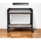 Homeroots Black and Natural 32in Rolling Prep Table With Storage 319144 - alternate 8
