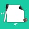 Flipside 4" x 4" White Dry Erase Stickables w/ Dry Erase Marker, 24PK 92244 - alternate 8