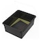 Storex Deep Storage Tray with Lid, Black 62543U05C - alternate 3