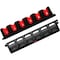 Simple Deluxe Vertical Fishing Rod Holders Wall-Mounted - Fishing Rod Rack, Great Fishing Pole Holder and Rack fo SOFISHRODRACKREDVERT - alternate 1