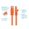 Monoprice Ethernet Cable, Cat 6, Orange, 1 ft. 3412 - alternate 4