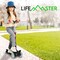 Lifemaster Kids 3-Wheel Scooter w/ Foldable Seat, LED Wheels, Adjustable Handlebar, Indoor/Outdoor Black LIFMS71 - alternate 6