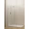 Fab Glass And Mirror Frameless Fixed Shower Glass Panel 36in x60in | Brushed Nickle Finish | 3/8in Tempered Glass Shower MSD1-36-60BN - alternate 7