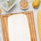 Smarty Had A Party 106 x 5 Clear with Gold Rim Flat Raised Edge Rectangular Disposable Plastic Plates, 120PK 9311CLG-CASE - alternate 9